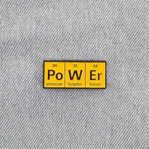 BC651 PoWEr 파워 화학 뱃지 빼찌