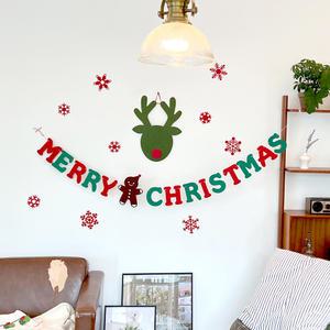 크리스마스 장식 집꾸미기 홈파티 가랜드 눈송이 진저맨 루돌프 파티 소품