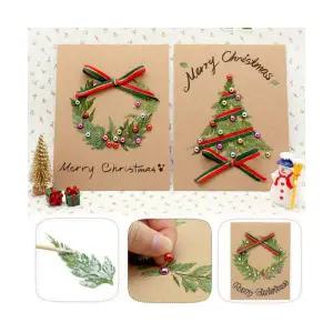 성탄카드 만들기 크리스마스카드 키트 꾸미기 압화 초등 중학생 미술재료 체험