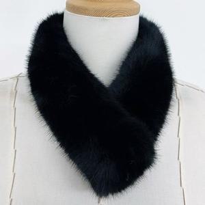 [애슬릿] 여성 퍼 털 자석 미니 쁘띠 짧은 겨울 머플러