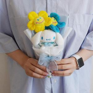 인형 꽃다발 시나모롤 캐릭터 유치원 어린이집 졸업식 생일 인테리어