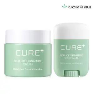 [10%+카드12%] 김정문알로에 리알로에 시그니처 크림 55g + 스틱밤 14g