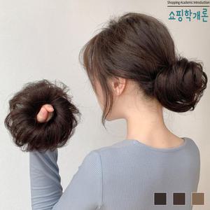 쇼핑학개론 똥머리가발 올림머리가발 곱창밴드 똥머리 당고 만두 헤어피스