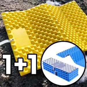 1+1 4단접이 휴대용 쿠션 IXPE 고탄성 발포매트 폼방석 등산 캠핑 피크닉 야구장 놀이터