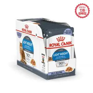 로얄캐닌 고양이사료 라이트웨이트 [젤리] 파우치 85g 12개 (1BOX)