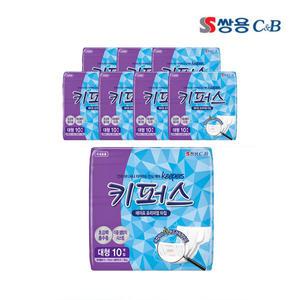 쌍용 키퍼스 성인용기저귀 겉기저귀 테이프 프리미엄 대형 10매x4팩 (40매)