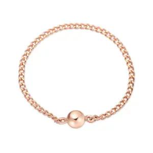 [비앤비골드] 18K 데일리 골드볼 열송이 체인실반지 SRS37429