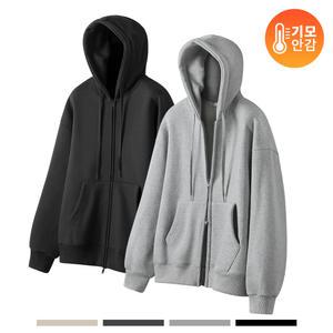 [기모] 네이븐 기모 오버핏 후드집업 N19HZ