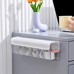 슬라이딩 케이블 정리함 다용도 옷장 틈새 수납함