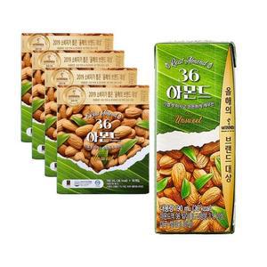 [삼육두유] 삼육식품 36 아몬드 언스위트 190ml 64팩