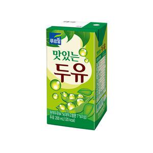 푸르밀 맛있는 두유 200ml 48팩