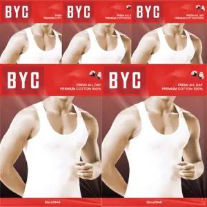 [BYC] 남성 40수 순면 베이직 민소매런닝 5매
