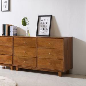 소품진열 높은 거실장 멀바우 원목 3단 1200 서랍장 수납장 침실가구 옷장