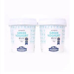 코우카키스 무지방 그릭요거트 1kgx2