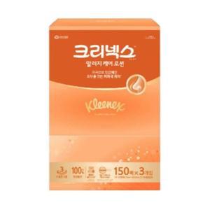 [신세계 규격](의정부점)유한킴벌리 크리넥스 알러지케어 로션티슈 150매3개입(1개)