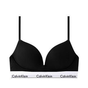 [Calvin Klein]CK 여성 모던 코튼 AF 플런지 푸쉬업 브라 QF7623 BLACK