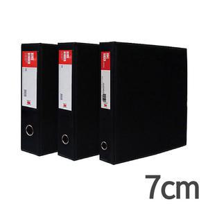 officeseller 고주파 A4 7cm 3공 D링 바인더 흑색 [BB977]