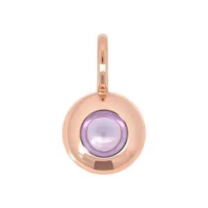 갤러리아 14K 탄생석 목걸이 펜던트 2월 자수정 큐빅