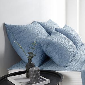 리빙위키 헤링본 베개커버 2장/누빔 고밀도 순면 40X60, 50X70