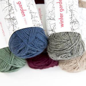 겨울 정원 (4볼묶음)/부드럽고 가벼운 뜨개실 따뜻한 의류 스웨터 털실