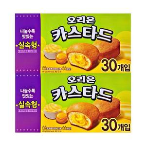 오리온 카스타드 실속형 대용량 30개입 690g X 2개 무배