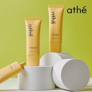 [아떼뷰티]아떼 비건 릴리프 백탁없는 선크림 자외선자단제 선에센스 40ml x 2개 (SPF 50+/PA++++)