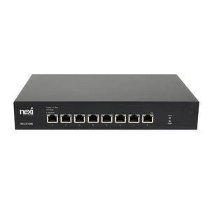 10G 멀티 기가비트 스위치허브 8포트 허브랙 마운트 인터넷 랜선분배기 스위칭 공유기 나스 서버 연결