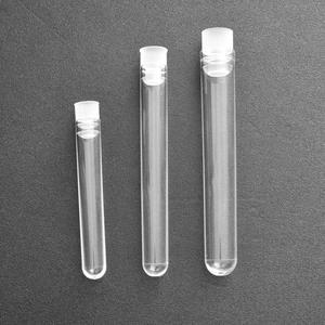 투명 플라스틱 시험관 Test tube 캡포함 PS재질 낱개판매