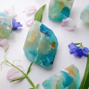 오키프 탄생석 비누 / 3월 아쿠아마린