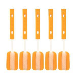 [너만아는잡화점]락앤락 길이조절 물병 전용 세척솔 오렌지 x 5개