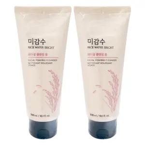 더페이스샵 미감수 브라이트 클렌징폼 쌀뜨물 폼클렌징 300ml 2개