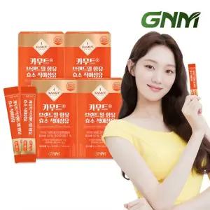 [역가수치 96만] GNM 카무트 효소 식이섬유 4박스 총 120포)   카뮤트효소 호라산밀 곡물 효소