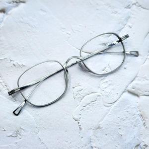 글라스렌 코받침없는 남자 여자 사각 일본 금테 은테 가벼운 고도근시 티타늄안경테 TGL02