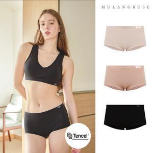 [물랑루즈]여성 면텐셀모달 널위한 보이쇼츠 3종세트