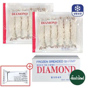 [BOX] 다이아몬드 헤드온 빵가루 왕새우튀김 흰색 [50gx6미]x20개 브레드새우