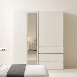 [초특가] 트리플 아델라 LPM 키큰장_푸시 1600 거울 옷장세트