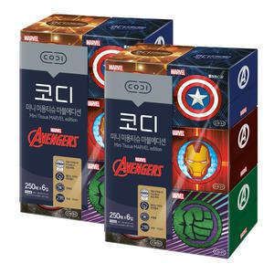 코디 마블에디션 250매 X 6개입 2개