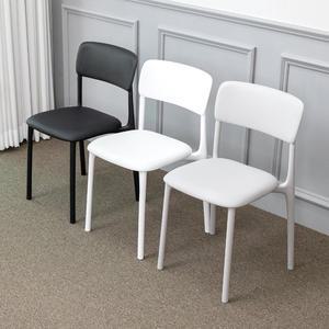 [공간미가구]루키 체어 인테리어 디자인 플라스틱 식탁 카페 의자