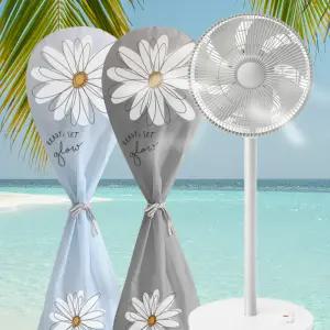 (전사이즈 호환) 고급 벽걸이 대형 스탠드형 패브릭 방수 선풍기 써큘레이터 커버