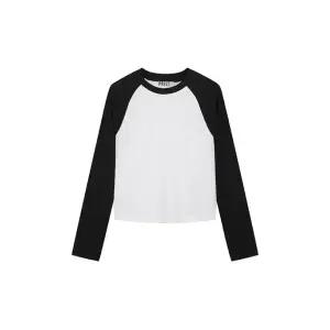 [롯데백화점]프로젝트엠 여성 기본 라글란 긴팔 티셔츠 EYE3TR2702