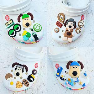 댕댕이 클로그 파츠세트 7pcs_신발 실내화 장식 꾸미기 악세사리 그로밋 즈비츠