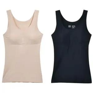 무봉제 심리스 슬림핏 누디라인 캡 브라런닝/브라/나시/여성/메리야스/런닝/여자/러닝/런닝셔츠/캡런닝
