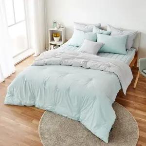 고밀도 레브 민트[9온스] 퀼트이불 싱글 퀸