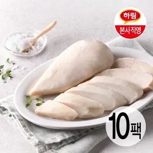 하림ㅣ수비드 닭가슴살 오리지널 100g 10팩