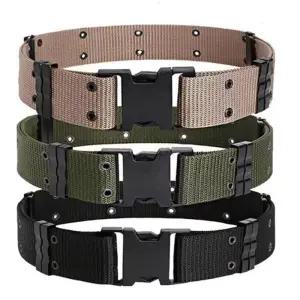 (그린) 밀리터리용품 탄띠 요대 군용 전술 무장 보안 벨트 /남성캐주얼벨트/캐주얼허리띠/스포츠허리띠/등