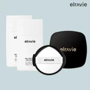 기미쿠션 본품 1개 (블랙) + 리필 1개 +  멜라리턴 선세럼 2개