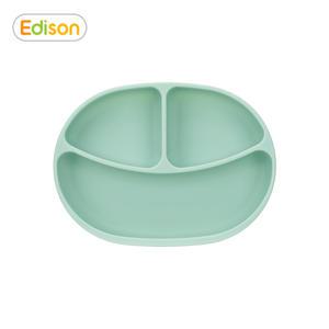 에디슨 스스로 실리콘 흡착 식판(민트)