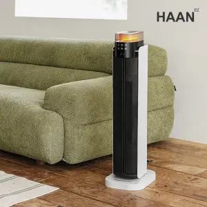 한경희 초저소음 무드등 그래핀 PTC 타워형 리모컨형 가습 온풍기 HAAN-P12000