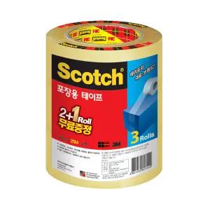 3M 박스 테이프 3625V 총 3개 48mm 25m 택배 포장용 강력 OPP 투명 테이프