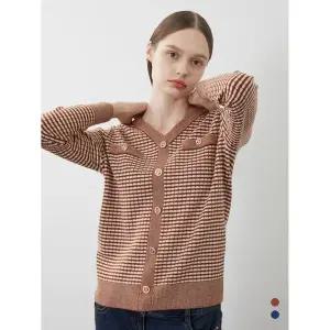 갤러리아 올리비아로렌 스트라이프 메탈 풀오버니트티 VOCBL3W9331